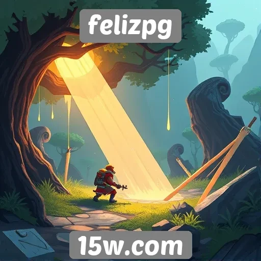 Recursos gráficos inovadores do site felizpg