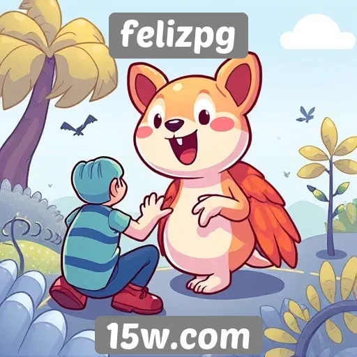 Interface do usuário do felizpg promove engajamento